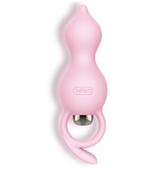 HK LETEN Cute Rabbit Series Anal Pull Beads (Iron Bunny - Pink)